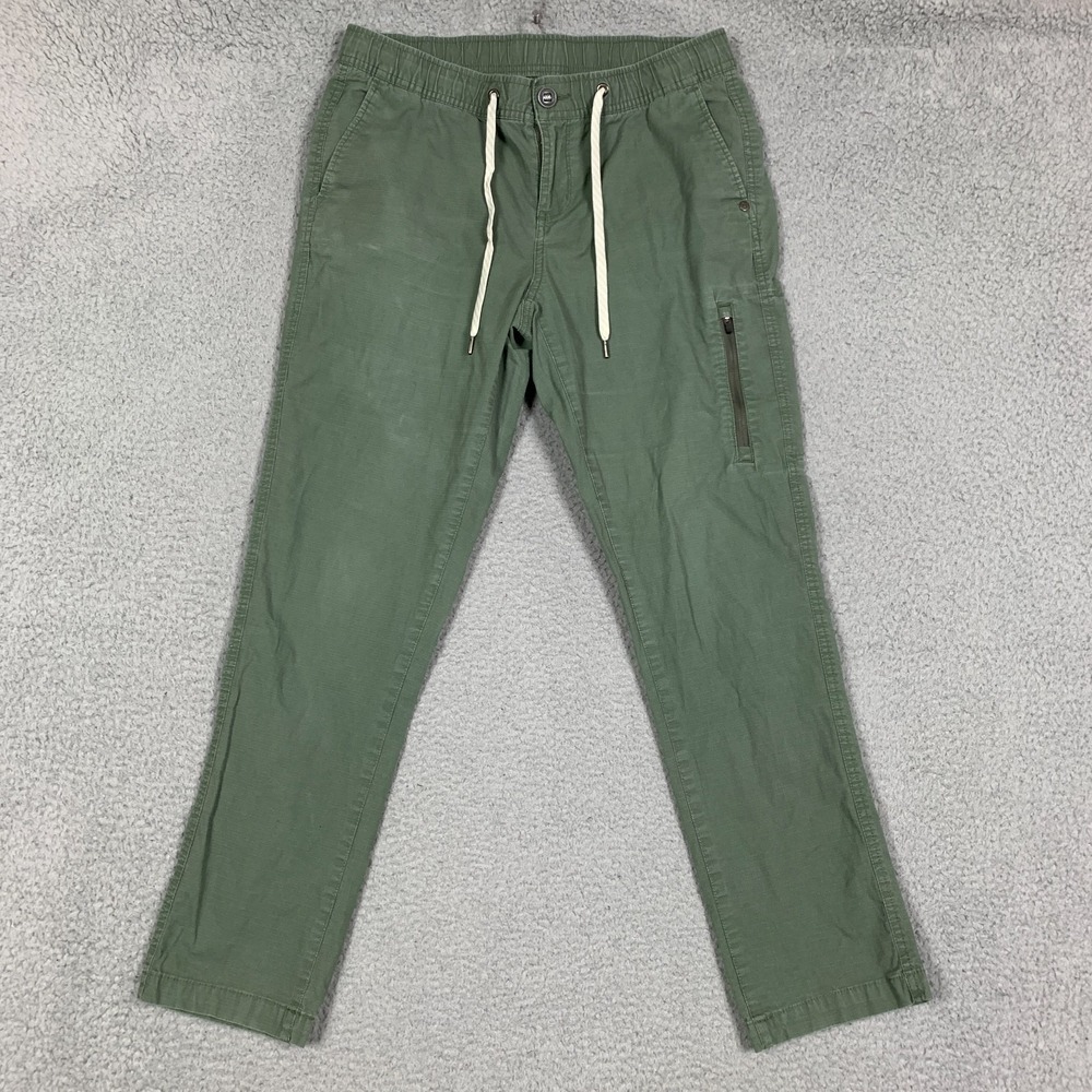 Vuori Pant Women's Medium Army Green Ripstop Drawstring Straight Outdoor Casual